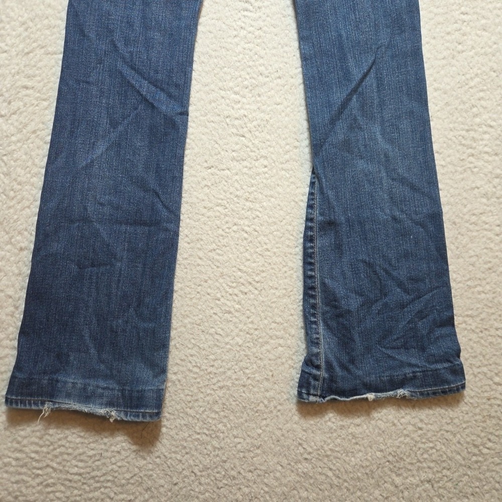 AG Adriano Goldschmied Bootcut Low Rise The Angel Jeans Size 26R Medium Wash - Picture 6 of 7